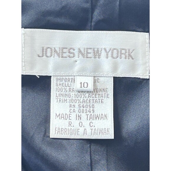 Jones New York Womens Size 10 Rayon Floral Polka dot Vest - Picture 6 of 9